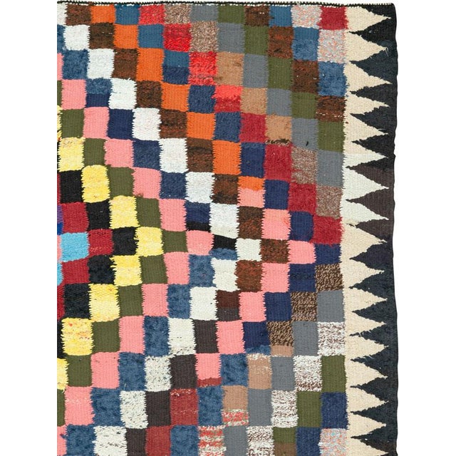Tribal Galerie Shabab Collection Mid-20th Century Persian Flatweave Kilim Rug For Sale - Image 3 of 10