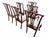 Brown Antique Chippendale Carved Ball and Claw Foot Upholstered Dining Chairs- A Set of 6 For Sale - Image 8 of 12