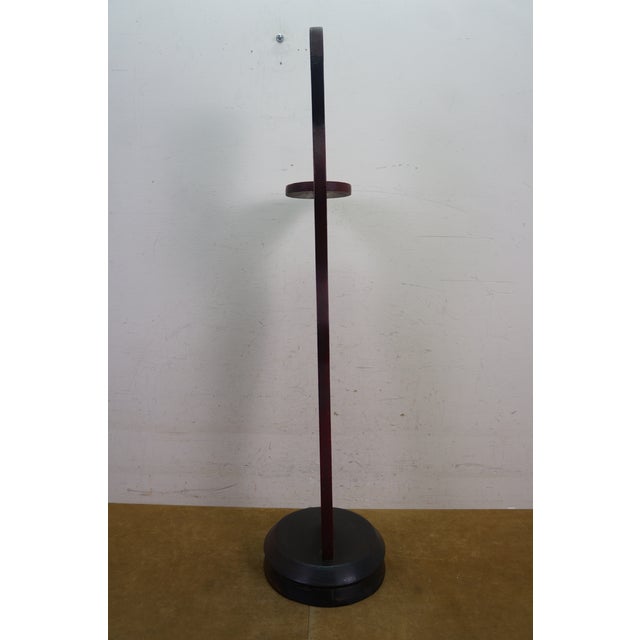 Wood Folk Art Silent Butler Bellhop Dumb Waiter Silhouette Serving Stand 35" For Sale - Image 11 of 14