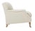 Alcott Chair, Cream Linen For Sale - Image 6 of 12