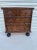 Georgian style curly maple bowfront chest of drawers, Crafted in rich, aged curly maple, it features elegant curved front...