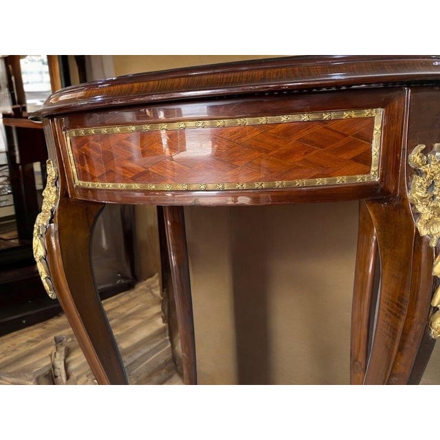 Vintage Louis XV Style Mahogany Jewelry Box Display For Sale In Orlando - Image 6 of 9