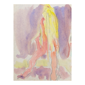 'Standing Nude in Rose' by Victor Di Gesu, Paris, Louvre, Salon D'Automne, Los Angeles County Museum of Art, San Francisco Artist Association, Carmel