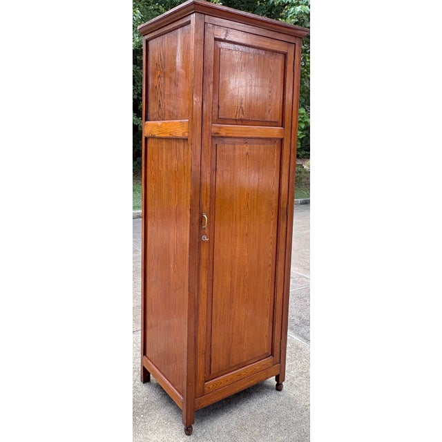 French Vintage French School Locker For Sale - Image 3 of 11