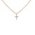 Not Yet Made - Made To Order Traditional Diamond Cross Necklace in 18k Solid Yellow Gold For Sale - Image 5 of 11