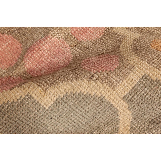 Modern Vibrant Abstract Modern Hand-Knotted Wool Rug by Doris Leslie Blau For Sale - Image 3 of 8
