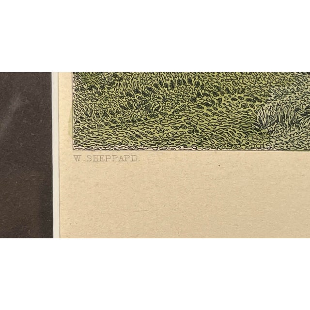 Late 19th Century 1872 Hand-Colored Steel Engraving Washington From Arlington Heights / Us Capitol For Sale - Image 5 of 9