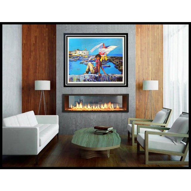 Message us to inquire about custom framing options! (Included for free with every purchase) The piece is of impressive...