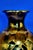 Pair of Bruce Fairman Signed Studio Art Pottery Black & Gold Luster Gooseneck Vases - 2 For Sale - Image 4 of 14