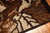 Brown Antique Zabihi Collection Chinese Tiger Pictorial Large Square Rug - 7'3" x 8'1" For Sale - Image 8 of 12