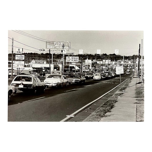 1975 Columbus Georgia Christmas Traffic Photograph For Sale