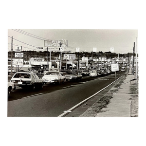 1975 Columbus Georgia Christmas Traffic Photograph