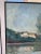 Sky Blue Vintage American School River Landscape Oil Painting on Canvas, Framed For Sale - Image 8 of 12
