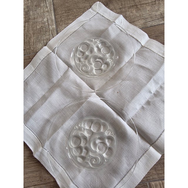 1940s Pair of Rene Lalique Marienthal Plates For Sale - Image 5 of 6