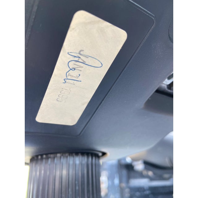 Vintage Mario Bellini Leather Swivel Executive Desk Chair for Vitra For Sale - Image 9 of 12