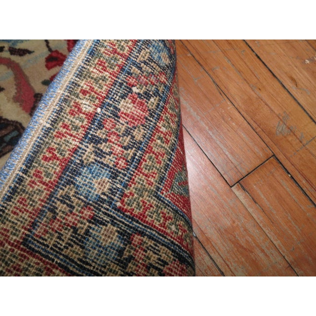 Late 20th Century Persian Pictorial Swan Mat - 1'9" x 2'1" For Sale - Image 4 of 5