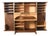German Walnut "Desk in a Box" Home Office Cabinet, 1960s For Sale