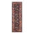 Shabby Chic Ziegler Blue/Multi Wool Runner Rug- 2'7'' X 9'5'' For Sale