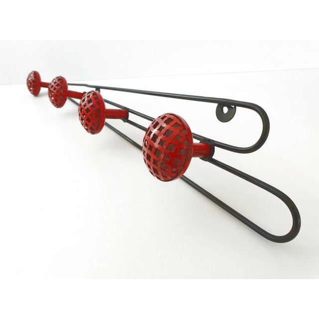 Vintage Rockabilly Coat Rack, 1950s For Sale - Image 3 of 8