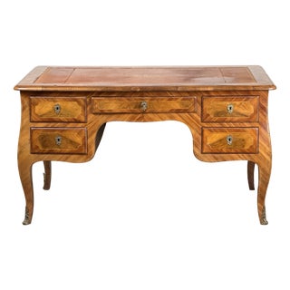 Late 18th Century South German Walnut Marquetry Writing Desk, C. 1780 For Sale