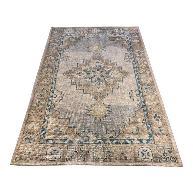 5ft X 8ft Pottery Barn Finn HandKnotted Blue Multi Area Rug Chairish