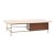 Paul McCobb for Calvin Mid Century Travertine and Brass Coffee Table For Sale