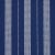 Schumacher Lubeck Stripe Fabric in Ivory on Blue For Sale
