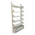 Industrial Congresso Bookcase or Shelving System in White Steel by Lips Vago, 1960s For Sale - Image 14 of 15