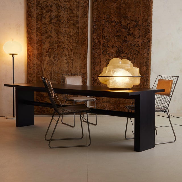 The rare ‘Valmarana’ dining table is a monumental work Attributed to Carlo Scarpa, designed in 1971 for Simon...