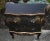 Antique Petite Bombe 2 Drawer Italian Chinoiserie Black Gold Commode For Sale In Philadelphia - Image 6 of 13