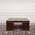 English Partner Desk in Green Leather For Sale - Image 4 of 18