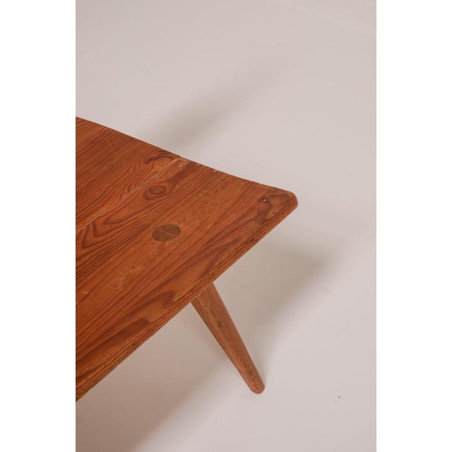 Pine Bench by Jacob Kielland Brandt for I. Christiansen, Denmark, 1960s For Sale - Image 13 of 14