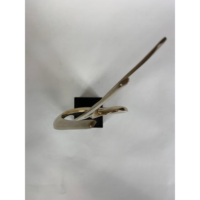 1980s Abstract Bob Bennett Bronze Sculpture For Sale - Image 5 of 7