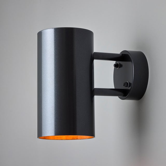 Large Hans-Agne Jakobsson C627 'Rulle' Outdoor Sconce in Painted Steel For Sale - Image 9 of 10
