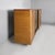Mid-Century Modern Mid-Century Modern Italian Sideboard in Wood, Glass, and Burgundy Leather, 1960s For Sale - Image 3 of 18