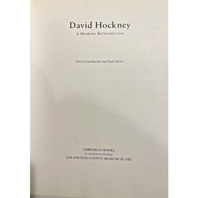 David Hockney Art Book: Drawings 1954-1994 - First Edition For Sale - Image 10 of 12