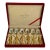 Mid-20th Century Japanese Export Silver Cloisonné, “Royal Seven” Brand - 6 pcs w/ case For Sale