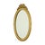 Italian Crested Mirror in Gold-Colored Resin, 1960s For Sale - Image 12 of 18