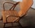 Mid-Century Modern Mid 20th Century Norwegian Aaslid Rocking Chair With Chess Pattern Seat For Sale - Image 3 of 5