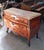 Louis XV Style Bombé Commode in Marquetry with Marble Top, 1890s For Sale - Image 4 of 7