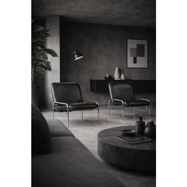 Vintage Minimalist Chrome Armchairs from Thonet, 1970s, Set of 2 For Sale - Image 16 of 18