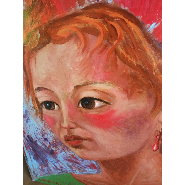 Lady With a Coral Earring by Brocca For Sale In San Antonio - Image 6 of 8