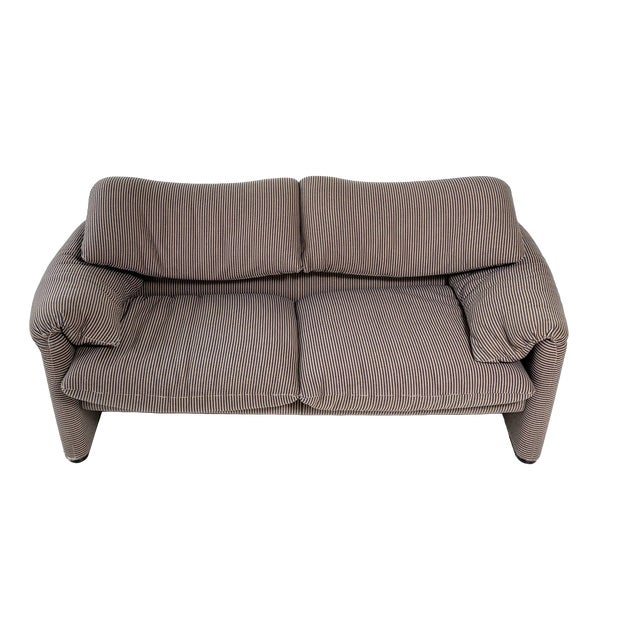 Maralunga 2-Seater Sofa by Vico Magistretti for Cassina, Italy, 1973 For Sale