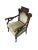 Light Green Antique Victorian Renaissance Revival Parlor Armchair, C. 1880 For Sale - Image 8 of 16