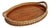Antique Oval French Wicker Tray, Early 20th Century For Sale