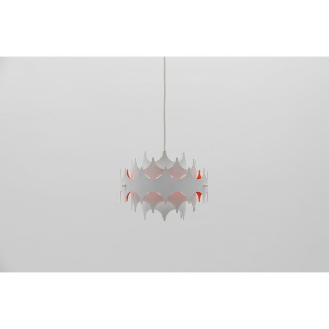 Space Age Brutalist Pendant Lamp from Doria Leuchten, Germany, 1960s For Sale - Image 12 of 13