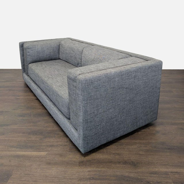 CB2 Cb2 Bolla Modern Grey 3-Seat Sofa For Sale - Image 4 of 10