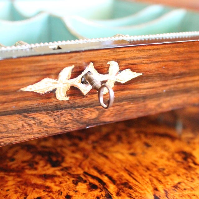 English Regency Period Brass Inlaid Rosewood Box For Sale - Image 17 of 18