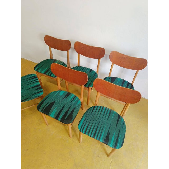 1960s Vintage Danish Chairs, 1960s, Set of 6 For Sale - Image 5 of 10