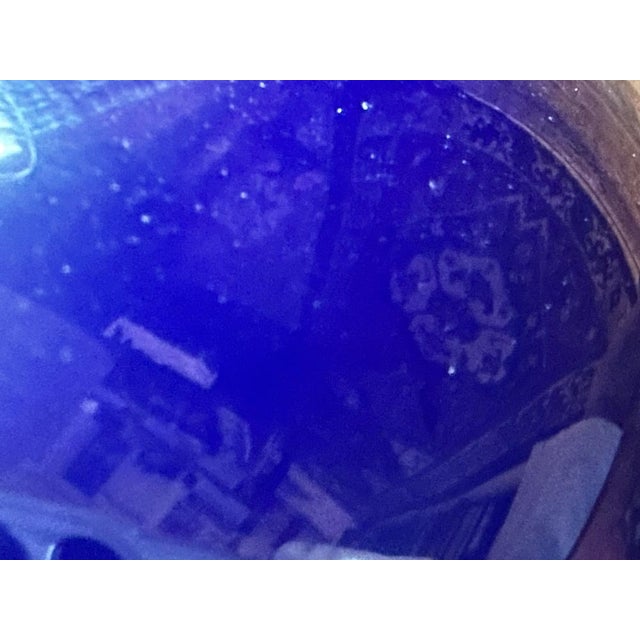 Blue Opaline Glass Vase from Venini, 1986 For Sale - Image 13 of 15